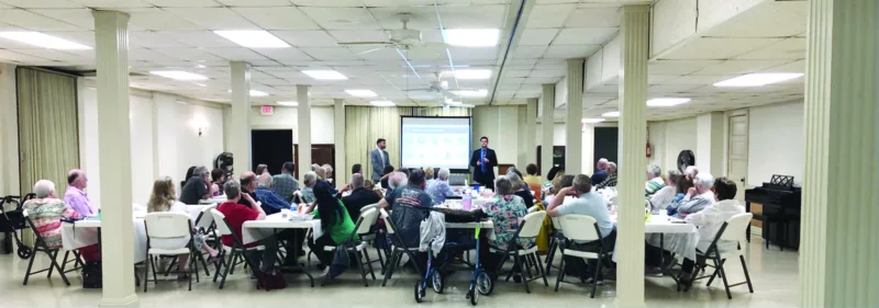 'Never Too Old to Learn' program at First UMC